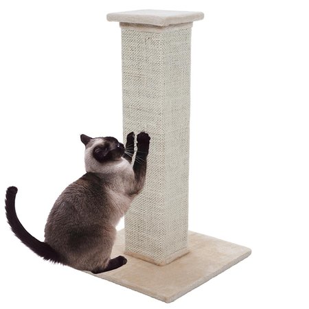 PETMAKER Petmaker 80-0247 28 in. Sisal Burlap Cat Scratching Post 80-0247